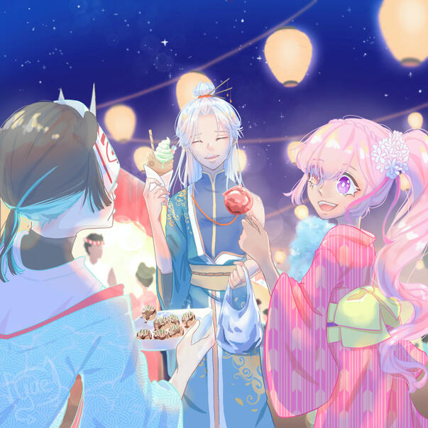 Tomoya summer festival (oc)
